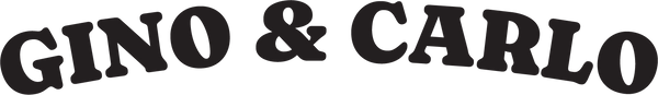 Gino & Carlo arched logo in black