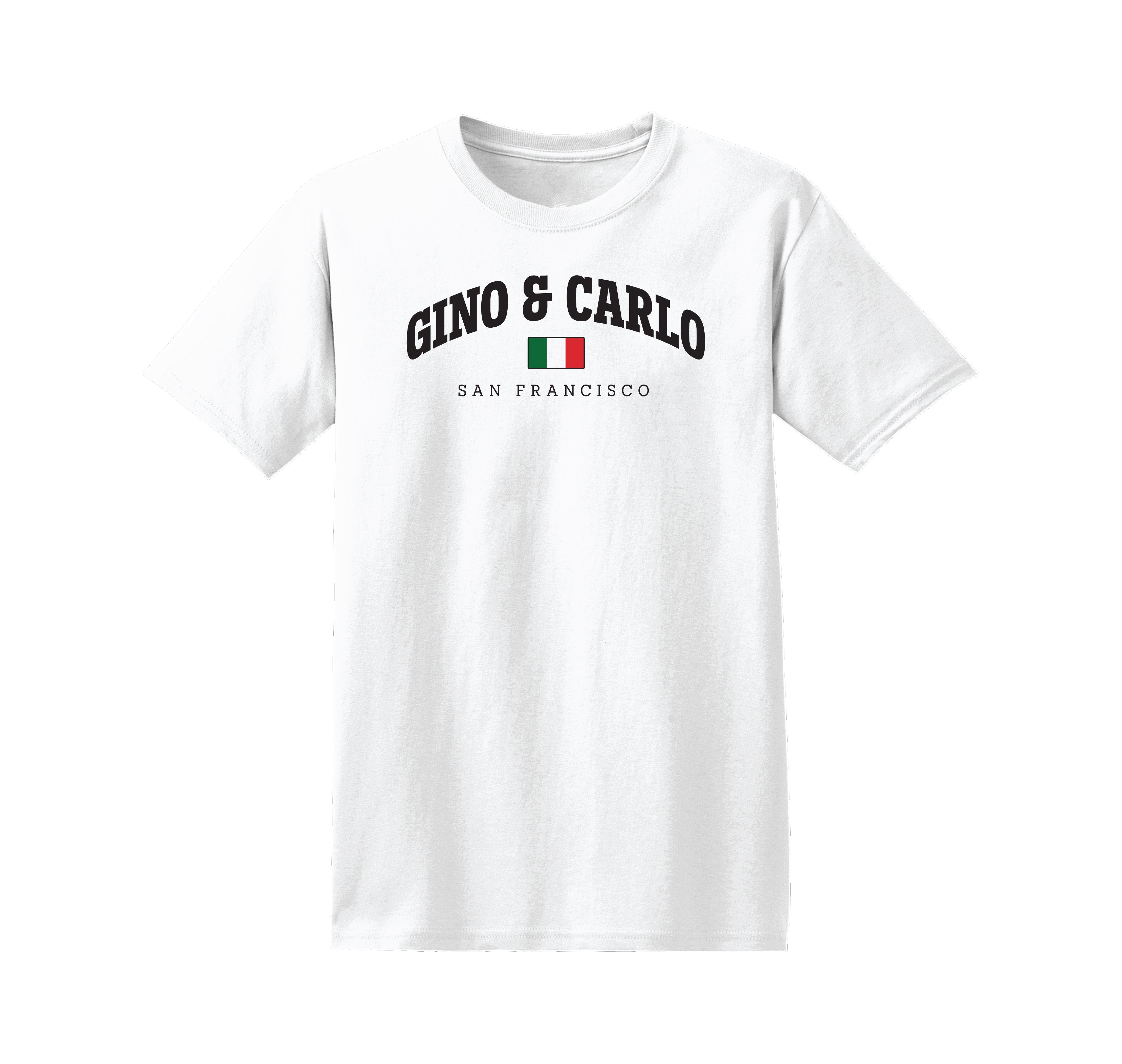 Flag T-Shirt - White – Gino and Carlo